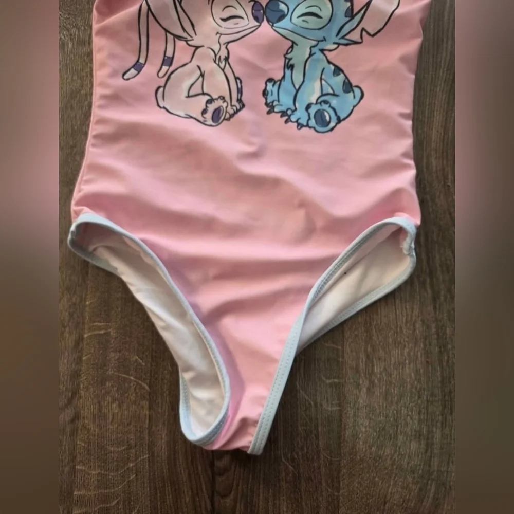 Disney Stitch Girls Swimsuit Size 5